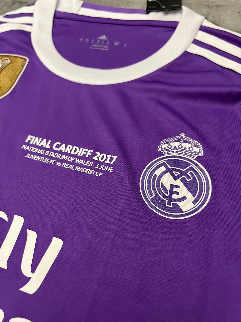 Camisa Adidas Real Madrid II - 2016/17 Retrô Manga Longa