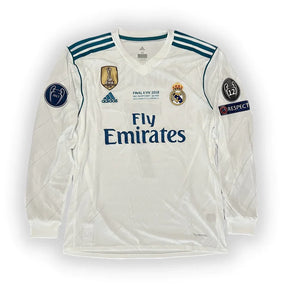 Camisa Manga Longa Real Madrid I - 2016/17 Retrô Branca