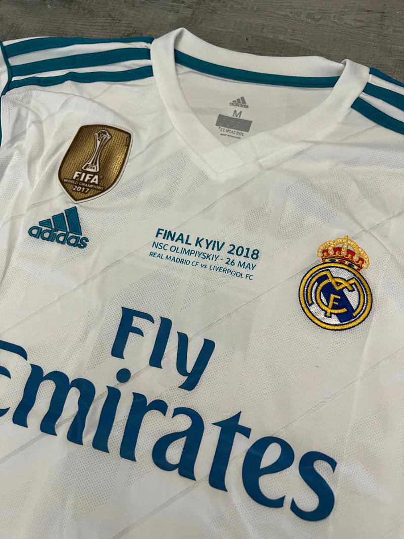 Camisa Adidas Real Madrid I - 2016/17 Retrô Manga Longa