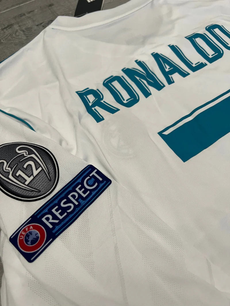 Camisa Adidas Real Madrid I - 2016/17 Retrô Manga Longa