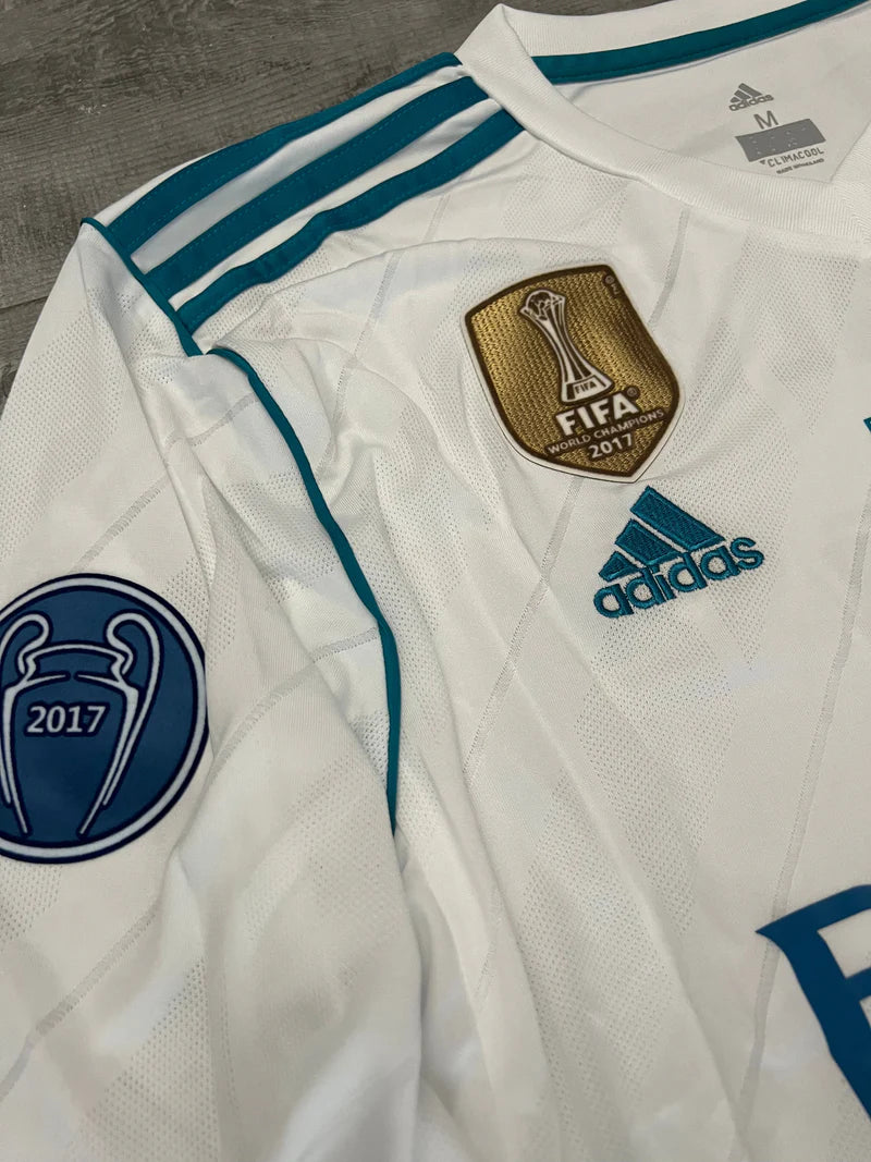 Camisa Adidas Real Madrid I - 2016/17 Retrô Manga Longa