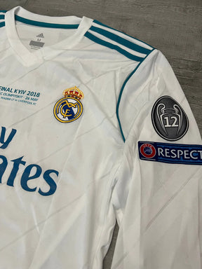 Camisa Manga Longa Real Madrid I - 2016/17 Retrô Branca