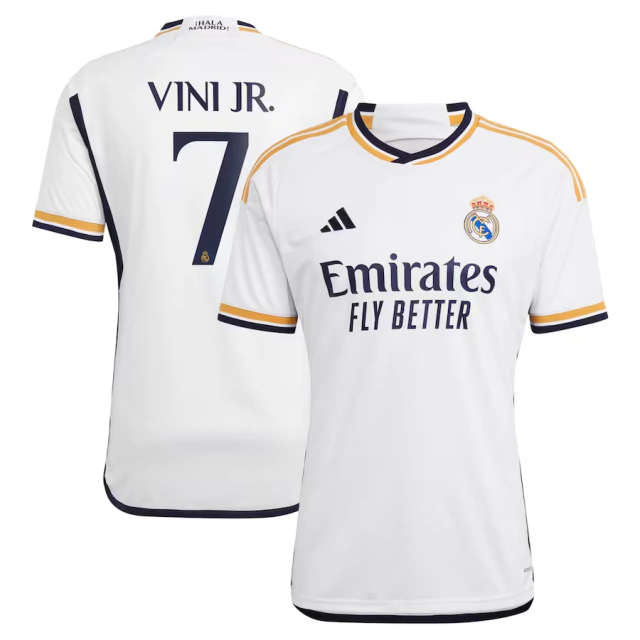 Camisa Adidas Real Madrid I - 2023/24 - Vini Jr. (7)