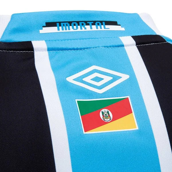 Camisa Grêmio Manga Longa I - 2025/26 Azul e Preta