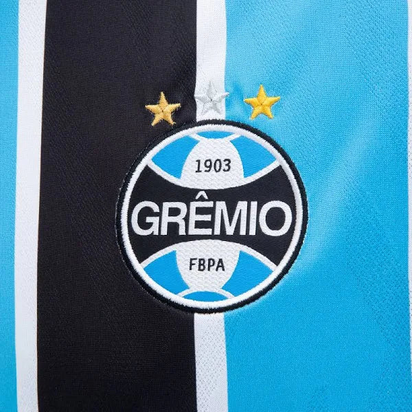 Camisa Grêmio Manga Longa I - 2025/26 Azul e Preta