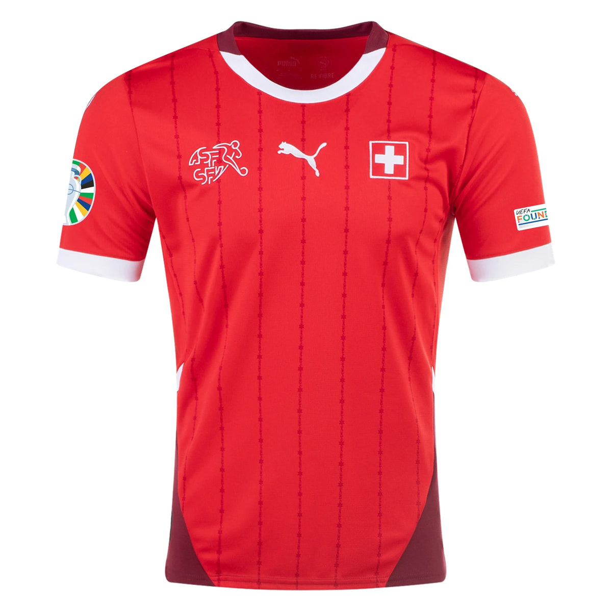 Camisa Suiça I - 2024/25 Vermelha
