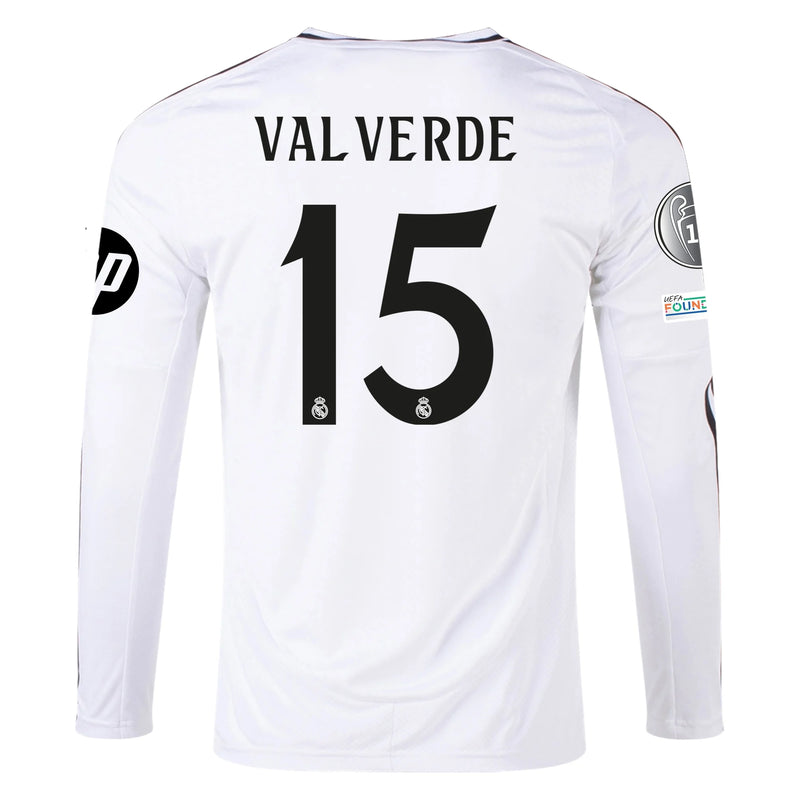 Camisa Adidas Real Madrid I - 2024/25 Manga Longa - Valverde (15)