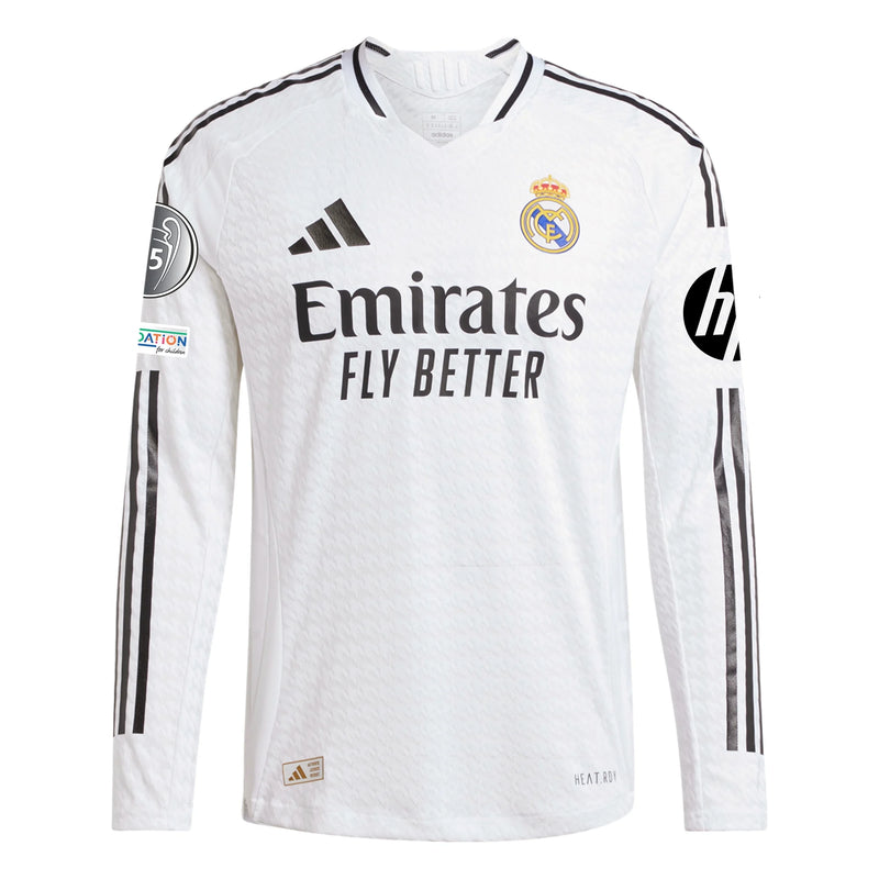 Camisa Adidas Real Madrid I - 2024/25 Manga Longa - Vini Jr. (7)