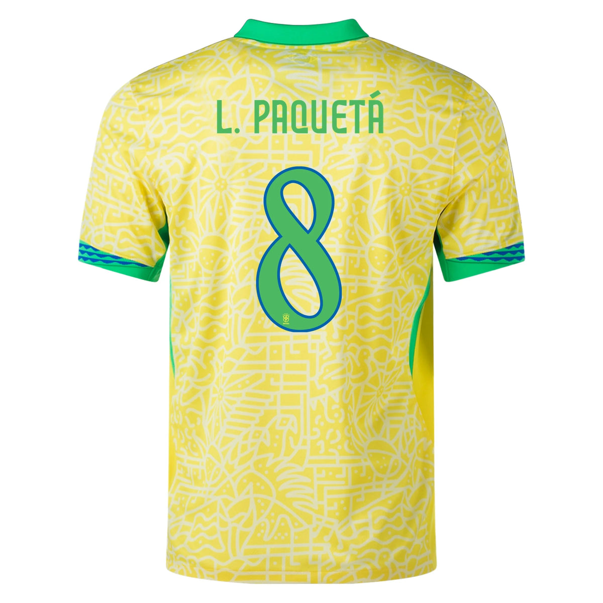 Camisa Brasil I - 2024/25 L. Paquetá N° 8