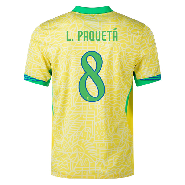 Camisa Nike Brasil I - 2024/25 - L. Paquetá (8)