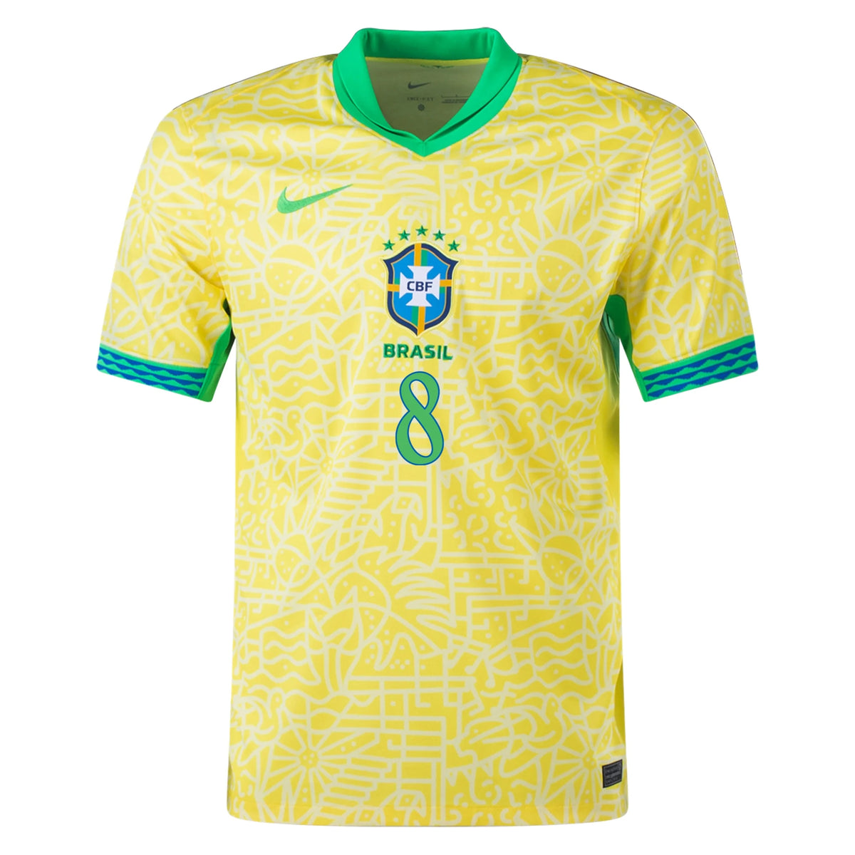 Camisa Brasil I - 2024/25 L. Paquetá N° 8