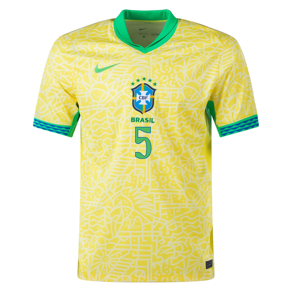 Camisa Brasil I - 2024/25 Casemiro N° 5