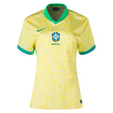 Camisa Feminina Brasil I - 2024/25 Amarela