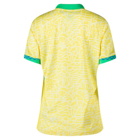 Camisa Feminina Brasil I - 2024/25 Amarela
