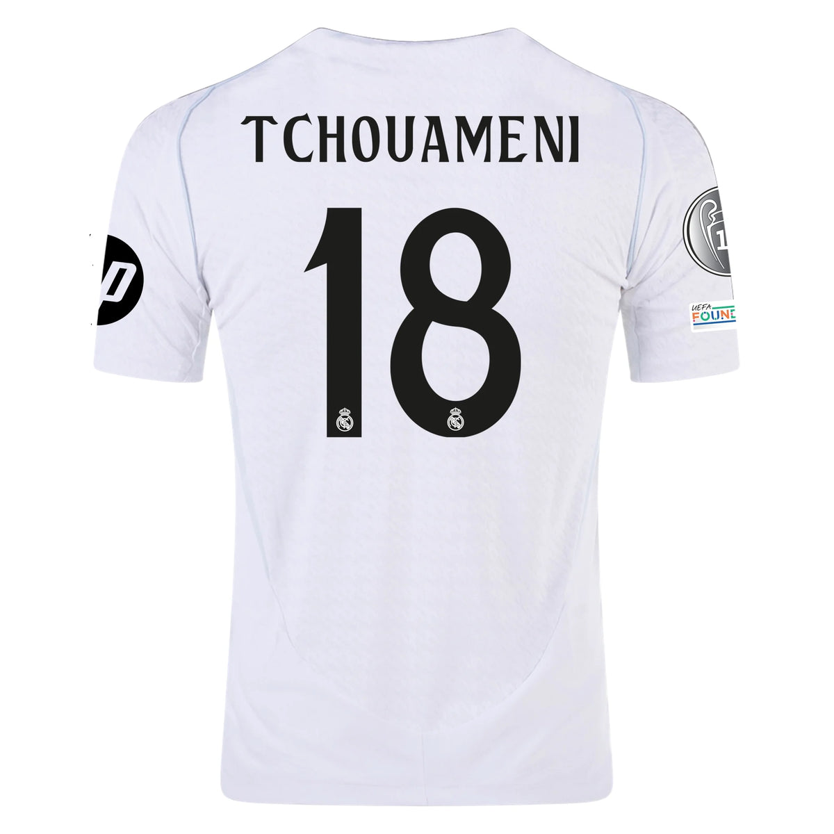 Camisa Real Madrid I - 2024/25 - Tchouameni N°18