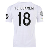 Camisa Real Madrid I - 2024/25 - Tchouameni N°18