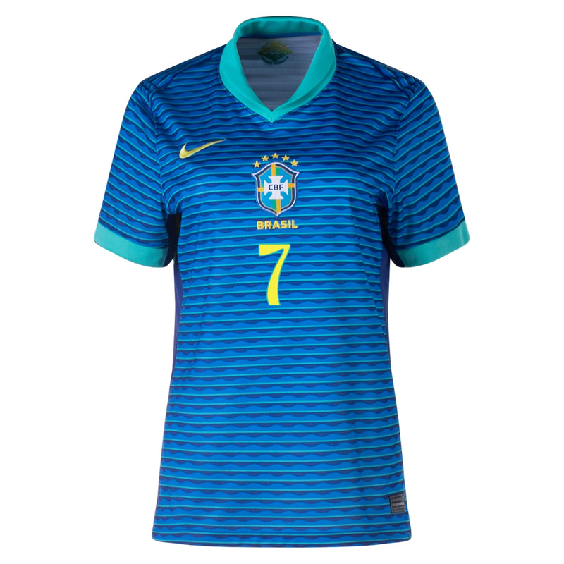 Camisa Nike Brasil II Feminina - 2024/25 - Vini Jr. (7)