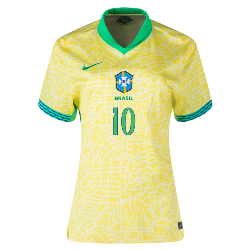 Camisa Nike Brasil I Feminina - 2024/25 - Neymar Jr. (10)