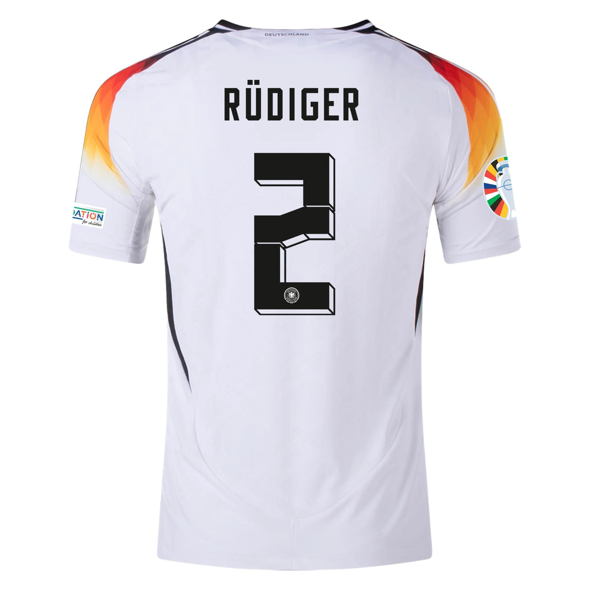 Camisa Alemanha I - 2024/25 Rüdiger N° 2