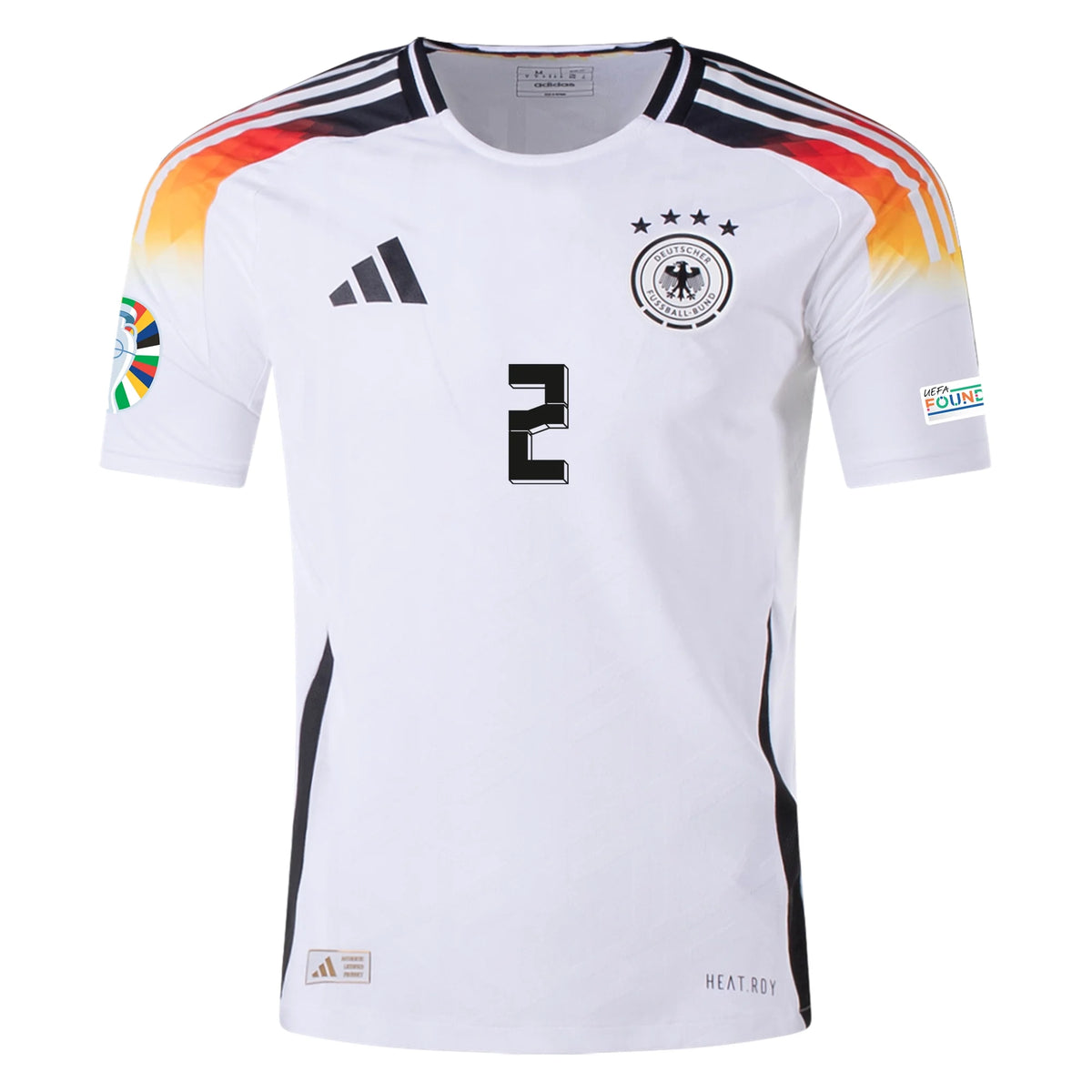 Camisa Alemanha I - 2024/25 Rüdiger N° 2