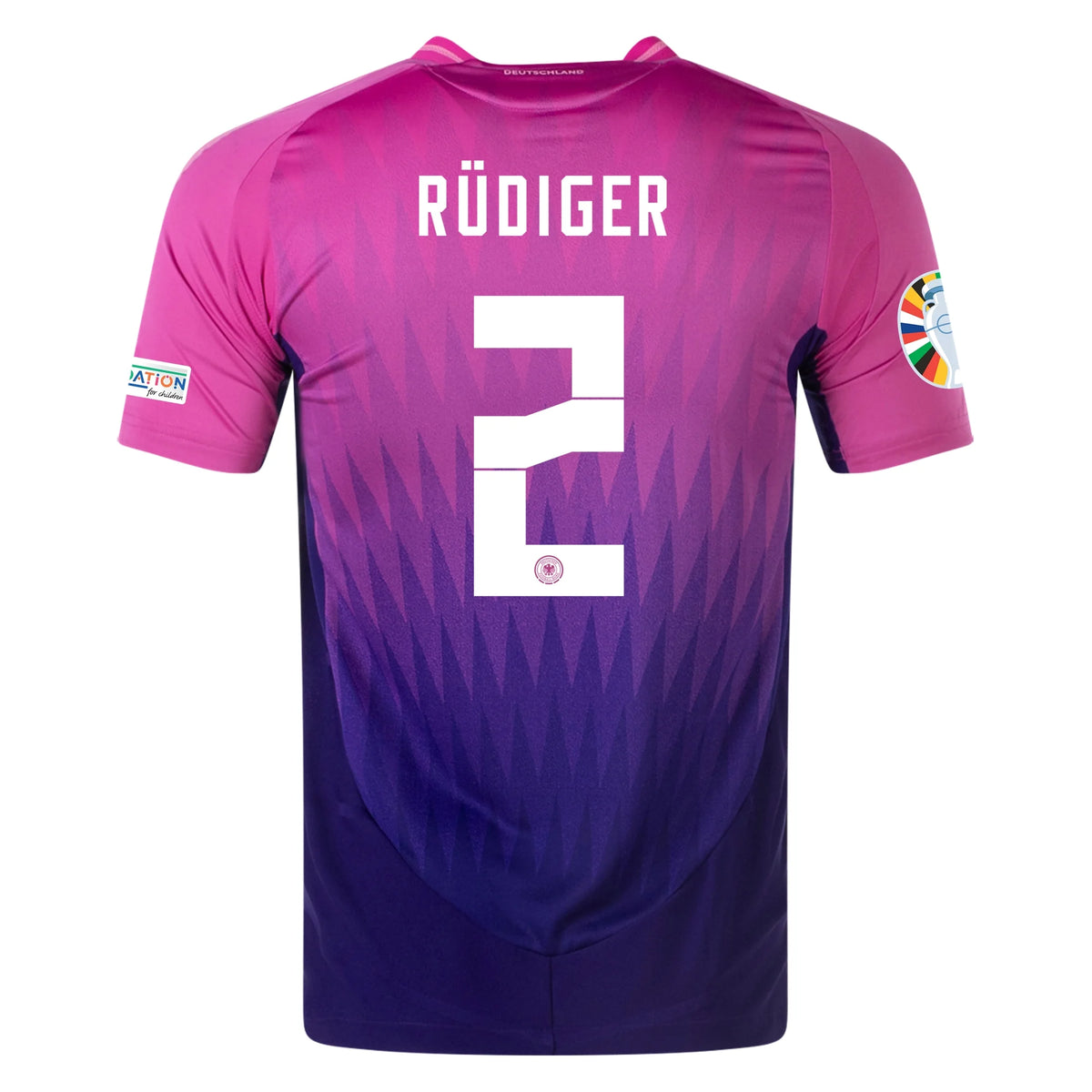 Camisa Alemanha II - 2024/25 Rüdiger N° 2