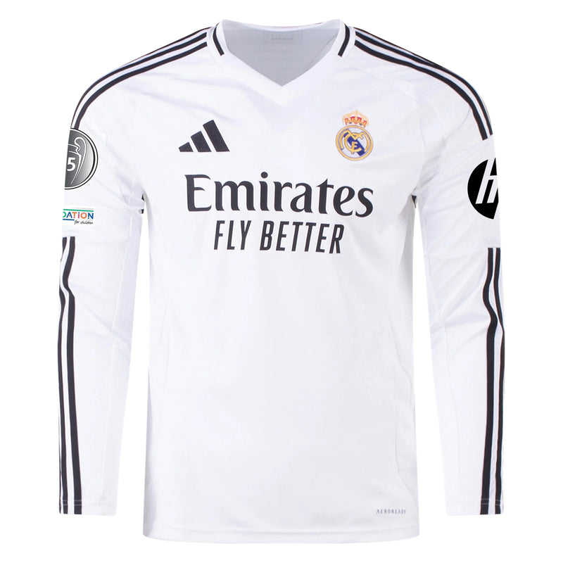 Camisa Adidas Real Madrid I - 2024/25 Manga Longa -  Modrić (10)