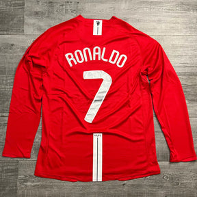 Camisa Manga Longa Manchester United I - 2007/08 Retrô
