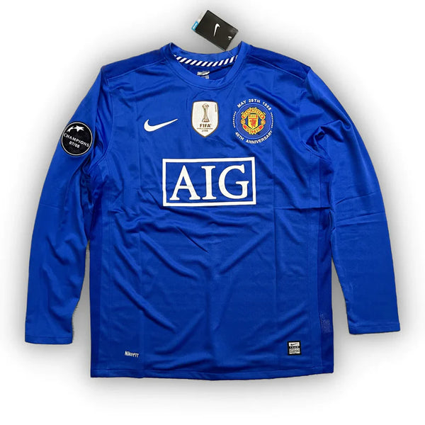 Camisa Nike Manchester United II - 2008/09 Retrô Manga Longa