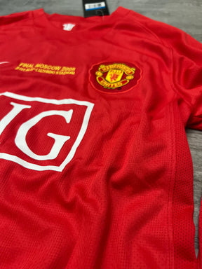 Camisa Manga Longa Manchester United I - 2007/08 Retrô