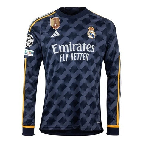 Camisa Adidas Real Madrid II - 2023/24 Manga Longa - Bellingham (5)