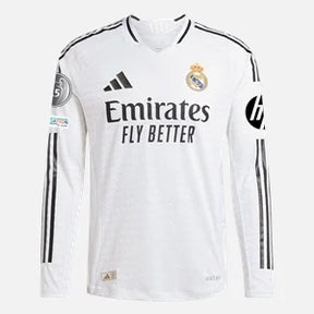 Camisa Manga Longa Real Madrid I - 2024/25 Tchouameni N°18