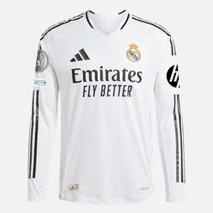 Camisa Manga Longa Real Madrid I - 2024/25 Tchouameni N°18