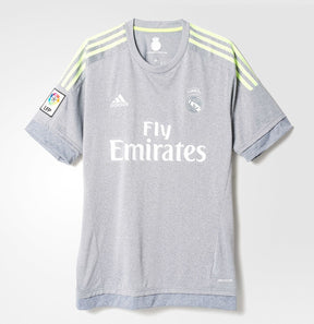 Camisa Real Madrid II - 2015/16 Retrô Cinza