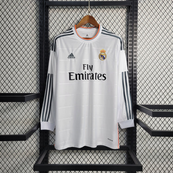 Camisa Adidas Real Madrid I - 2014/15 Retrô Manga Longa