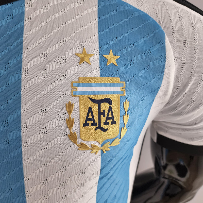 Camisa Adidas Argentina I - 2022 Jogador 3 Estrelas
