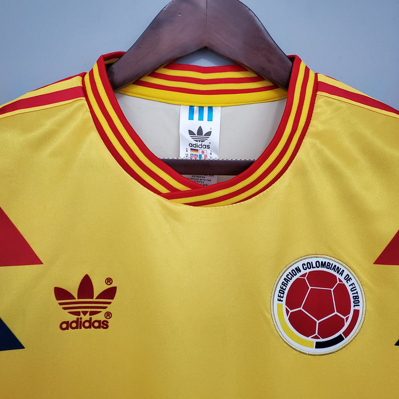 Camisa Adidas Colômbia I - 1990 Retrô