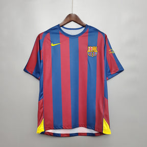Camisa Barcelona I - 2005/06 Retrô